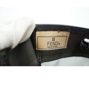 Black Fendi mesh shoulder bag